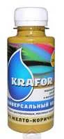 Колер паста "КРАФОР" 0,1 кг желто-коричневая № 3