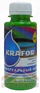 Колер паста "Крафор" 0,1 кг салатный №12