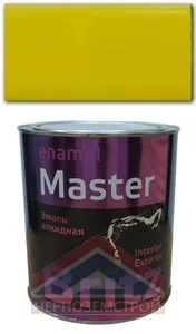 Эмаль ПФ-115 желтая 1,9 кг Мастер "БРИЦ"