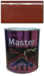 Эмаль ПФ-115 красно-коричневая 1,9 кг Мастер "БРИЦ" 