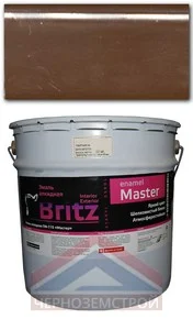 Эмаль ПФ-115 коричневая 20 кг Мастер "БРИЦ"