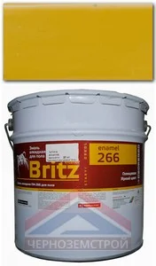 Эмаль ПФ-266 золотисто-коричневая 20 кг ТУ "БРИЦ"