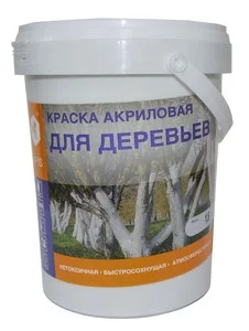 Краска акриловая APIS для деревьев Белая ведро 1,5кг