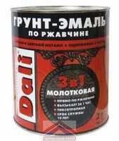 Грунт-эмаль "Дали" по ржавчине 3 в1 молотковая 2,0л 