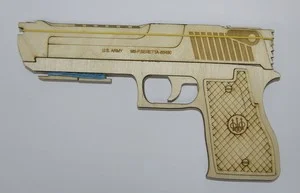 Пистолет из фанеры Лазер "Пистолет Макарова ПМ"