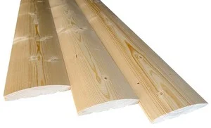 Имитация бревна БЛОК-ХАУС хвоя сорт AB 38х185х6000 мм 3 шт/уп Киров