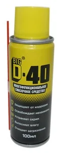 Смазка многофункциональная BIG D-40, 100мл.