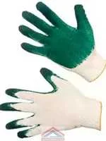 Перчатки х/б с латексным покрытием