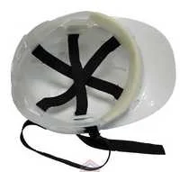 Каска защитная из ударопрочной пластмассы, белая