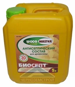 Антисептик для древесины Биосепт "WOODMASTER" 5л