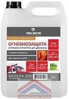 MEDERA 200 Концентрат 5 л огнебиозащита IIгруппа для наружных работ вишневый цвет