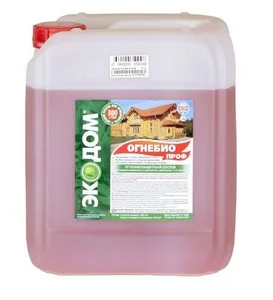 Пропитка "ЭКОДОМ ОГНЕБИОПРОФ" 11 кг I и II группа защиты