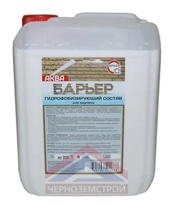 Пропитка "АКВА-БАРЬЕР" 5кг для кирпича гидрофобизатор