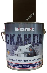 Акватекс-Сканди 2,5л Кроющий антисептик для древесины