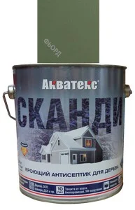 Акватекс-Сканди 2,5л Кроющий антисептик для древесины