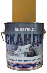 Акватекс-Сканди 2,5л Кроющий антисептик для древесины
