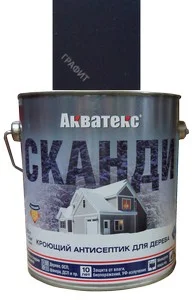 Акватекс-Сканди 2,5л Кроющий антисептик для древесины