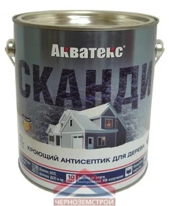 Акватекс-Сканди 2,5л Кроющий антисептик для древесины