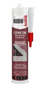 Герметик акриловый для дерева и паркета Kudo, 280 мл, Дуб