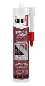 Герметик акриловый для дерева и паркета Kudo, 280 мл, Сосна