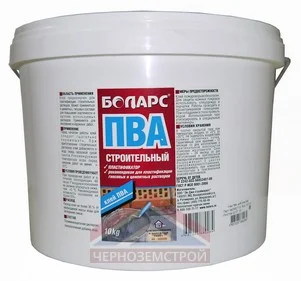 Клей ПВА строительный  10 кг "БОЛАРС" 