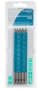 Биты РН2х150мм, S2 5шт/уп