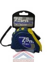 Рулетка 7,5 м х 25 мм "RemoCosmo" обрезиненный корпус, автофиксатор, магнитный крючок
