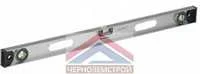 Уровень алюминиевый скелетный 1000 мм, 3 ампулы, магнит "РемоКолор"