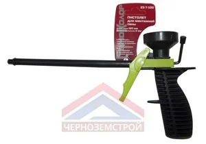 Пистолет для монтажной пены. Корпус, сопло, рукоятка и курок пластиковые РемоКолор