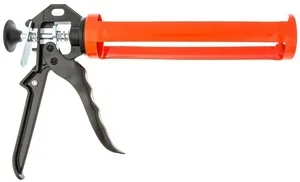 Пистолет для герметика полуоткрытый 888, поворотный, гладкий шток Усиленный