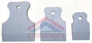 Набор шпателей 40-60-80 мм белая резина