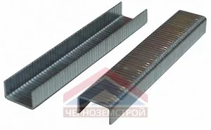 Скоба тип 140, 6 мм для мебельного степлера закаленные 1000 шт