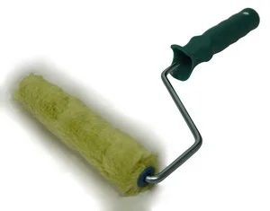 Валик-мини полиакрил с ручкой 150мм d 15мм "СИНТЕКС" С рукояткой