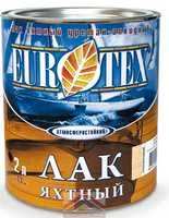 Лак яхтный полуматовый "EUROTEX" 0,75 л