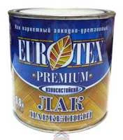 Паркетный лак полуматовый 0,8 л "EUROTEX-PREMIUM"