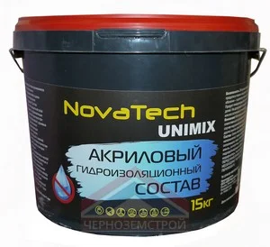 Мастика Гидроизоляционная NovaTech Unimix 15 кг