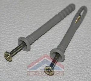 Дюбель-гвоздь SM-G 6х60 гриб 150 шт