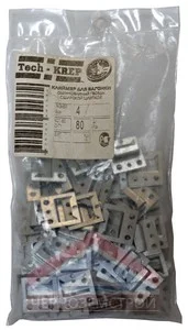 Кляймер для вагонки № 4 80шт/уп