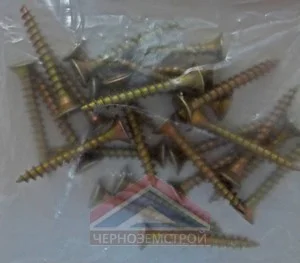 Шуруп унив. желто-пассив. 4х30 25 шт.