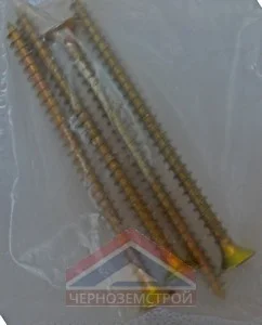 Шуруп унив. желто-пассив. 6х90 4 шт.