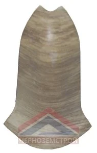 825 Дуб пальмира угол внешний к плинтусу ПВХ "WIMAR"