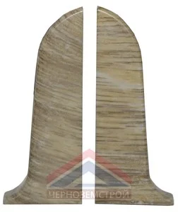 825 Дуб пальмира заглушка к плинтусу ПВХ "WIMAR"