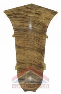 806 Дуб скальный угол внутренний к плинтусу ПВХ "WIMAR"