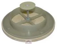 Вентиляционная заглушка d 125 мм без гравировки