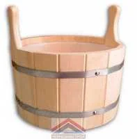 Шайка 2-ручки 20 л с пластмассовой вставкой ШП-20