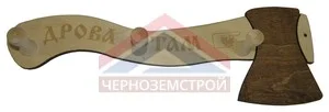 Вешалка - топор 3 крепления "Дрова там....""