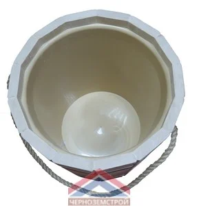 Ведро 10 л пластиковая вставка ВП-10