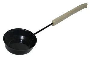 Черпак 0,2л Оксидированная сталь черный d 19