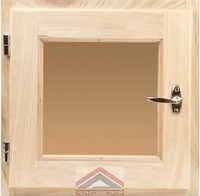 Оконный блок 40 х 40 Сосна с ручкой
