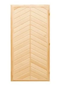 Дверь липа глухая 1900 х 700 с коробкой сорт А/ Ёлочка